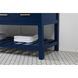 Clement 60 X 22 X 34 inch Blue Bathroom Vanity Cabinet