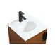 Eugene 19 X 18 X 33.5 inch Teak Vanity Sink Set