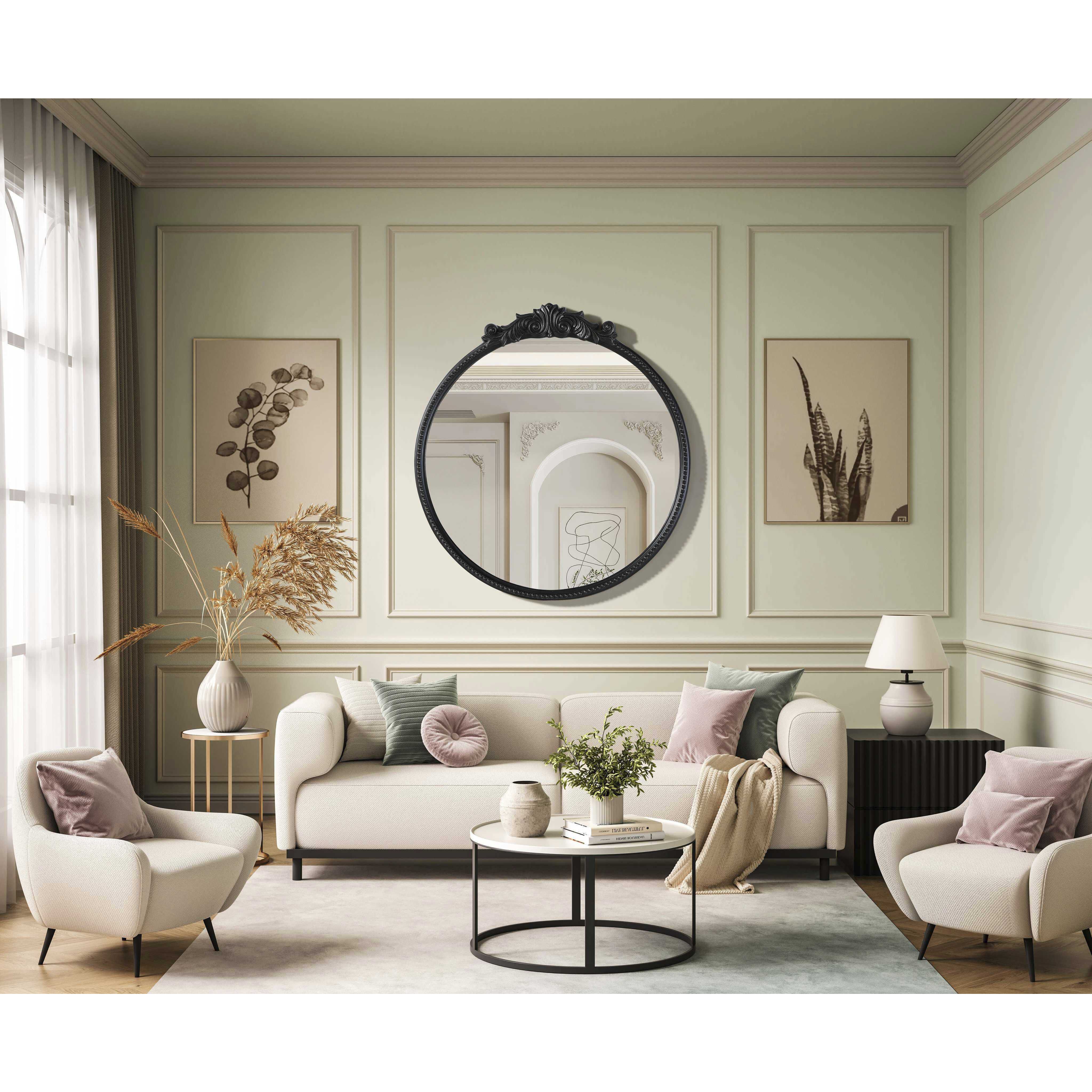 Naomi 38 X 36 inch Vintage Bronze Mirror