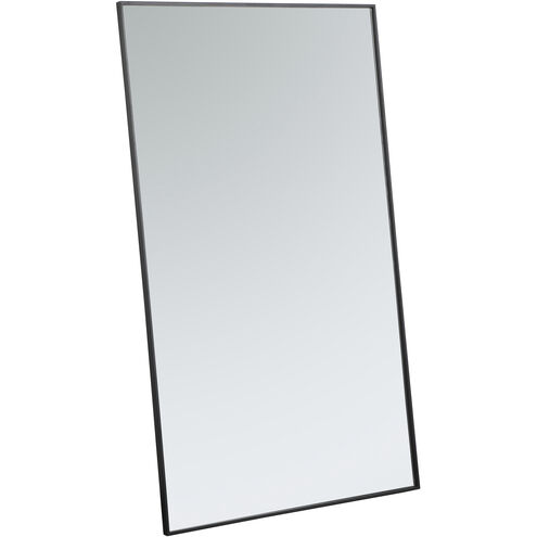 Monet 60 X 36 inch Black Wall Mirror