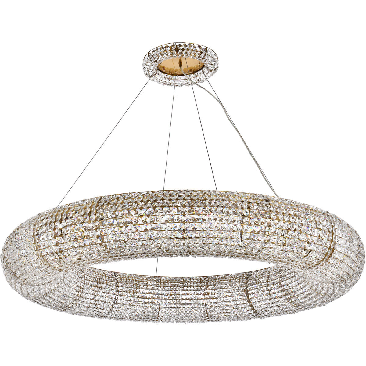 Paris 20 Light 52 inch Brass Chandelier Ceiling Light