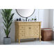 Lexington 42 X 21.5 X 35 inch Antique Beige Vanity Sink Set