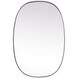 Brynn 40 X 27 inch Silver Mirror in 27 x 40
