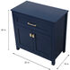 Adian Blue Bathroom Storage Cabinet