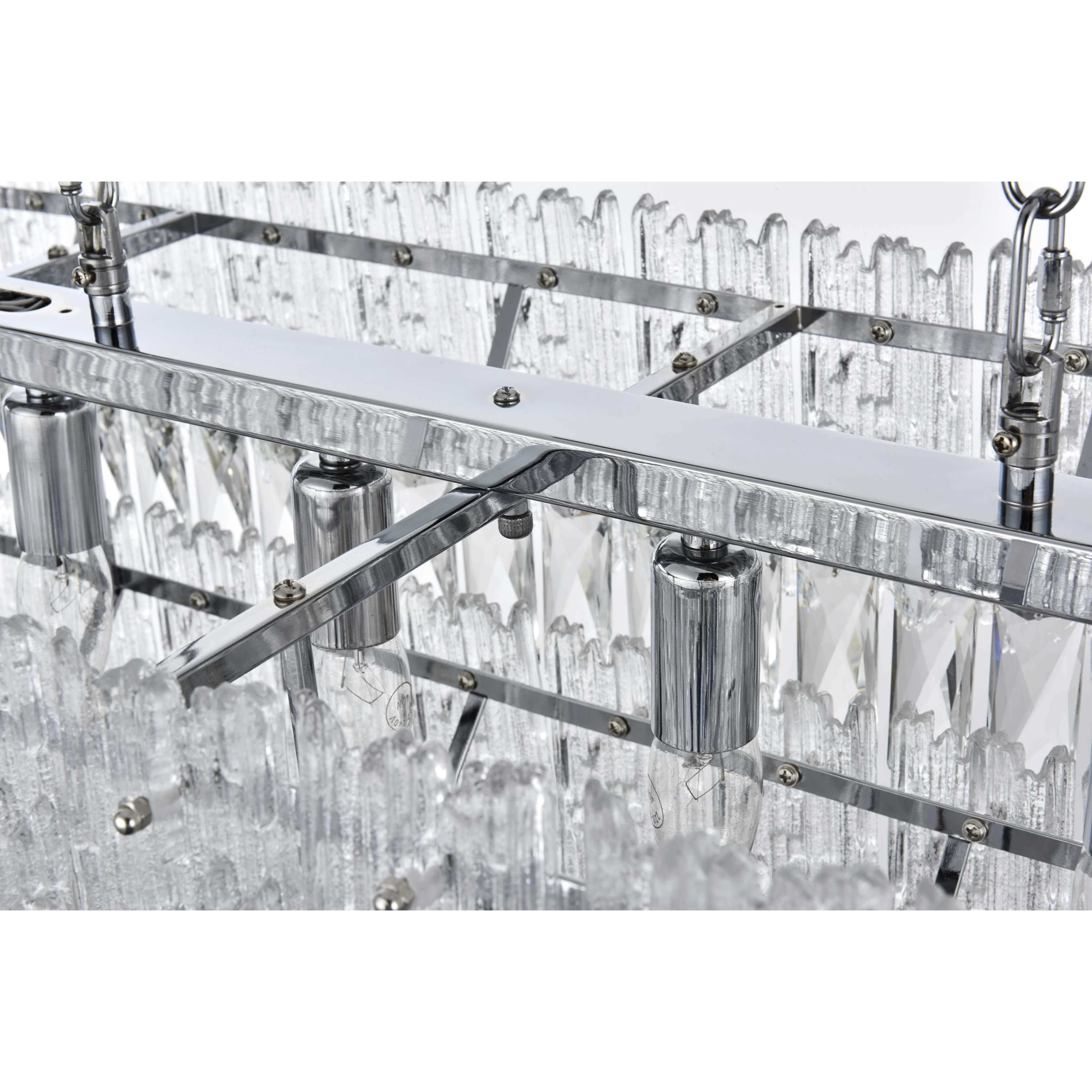 Emilia 6 Light 14 inch Chrome Chandelier Ceiling Light