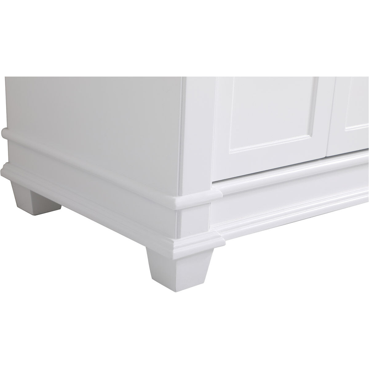Wesley 42 X 21.5 X 35 inch White Vanity Sink Set