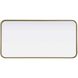 Remy 36 X 18 inch Brass Mirror