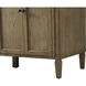 Park Avenue 72 X 21.5 X 35 inch Driftwood Vanity Sink Set in Dark Walnut