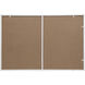 Monet 42 X 28 inch White Wall Mirror