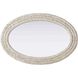 Marlowe 36 X 24 inch Linen White Mirror
