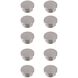 Trovon Brushed Nickel Hardware Cabinet Knob, Set of 10