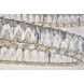 Monroe LED 41 inch Gold Chandelier Ceiling Light