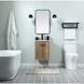 Cyrus 19 X 18 X 33.5 inch Natural Oak Vanity Sink Set