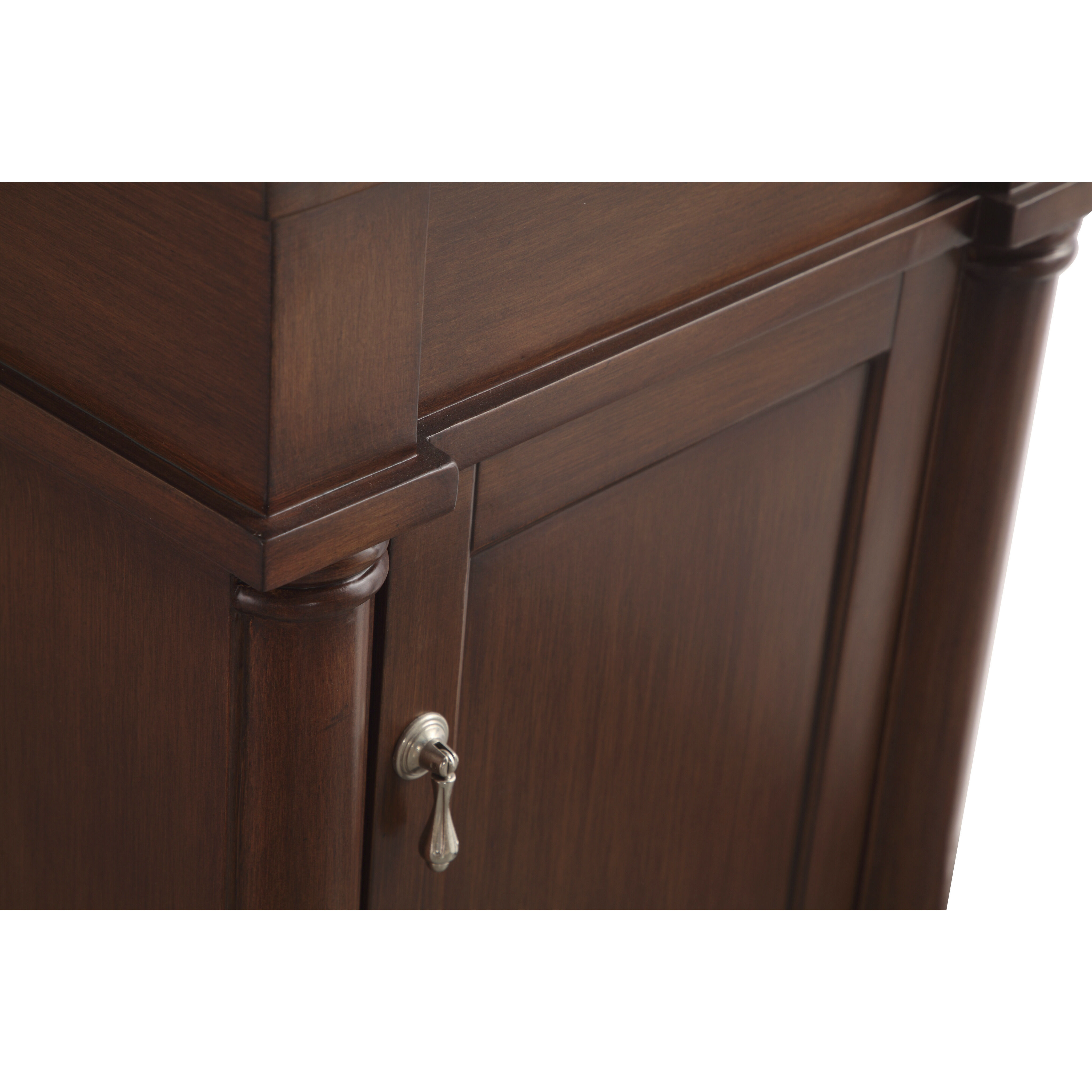 Lexington 19 X 18 X 35 inch Walnut Vanity Sink Set 