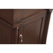 Lexington 19 X 18 X 35 inch Walnut Vanity Sink Set 