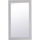 Aqua 32.00 inch  X 18.00 inch Wall Mirror