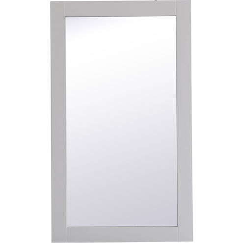 Aqua 32 X 18 inch Grey Wall Mirror