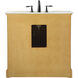 Americana 36 X 22 X 35 inch Natural Wood Vanity Sink Set