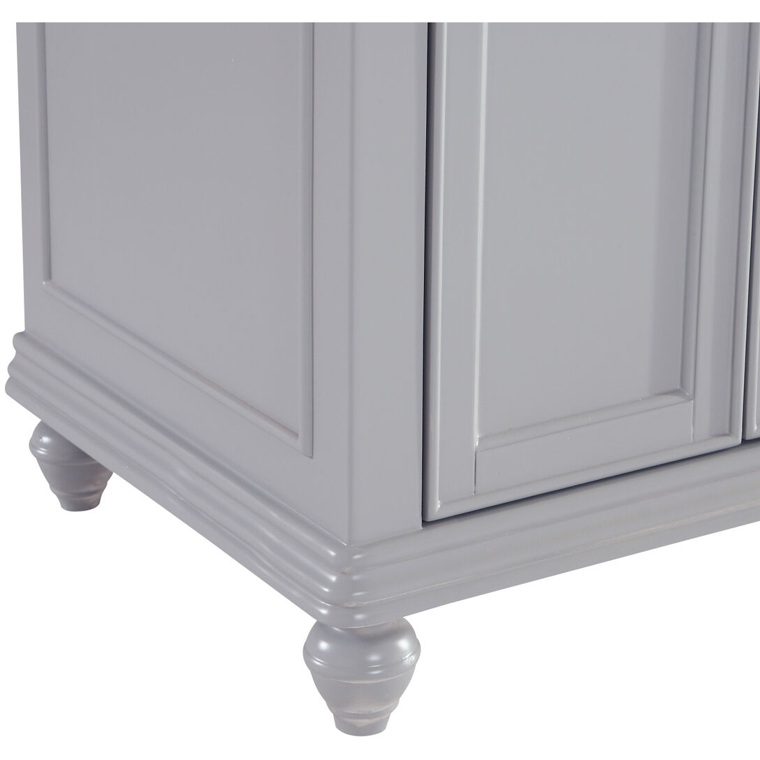 Otto 60 X 21 X 35 inch Grey Vanity Sink Set