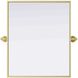 Amoura 24 X 20 inch Brass Mirror