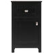 Adian Black Bathroom Storage Cabinet