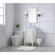 Lexington 19 X 18 X 35 inch Antique White Vanity Sink Set 