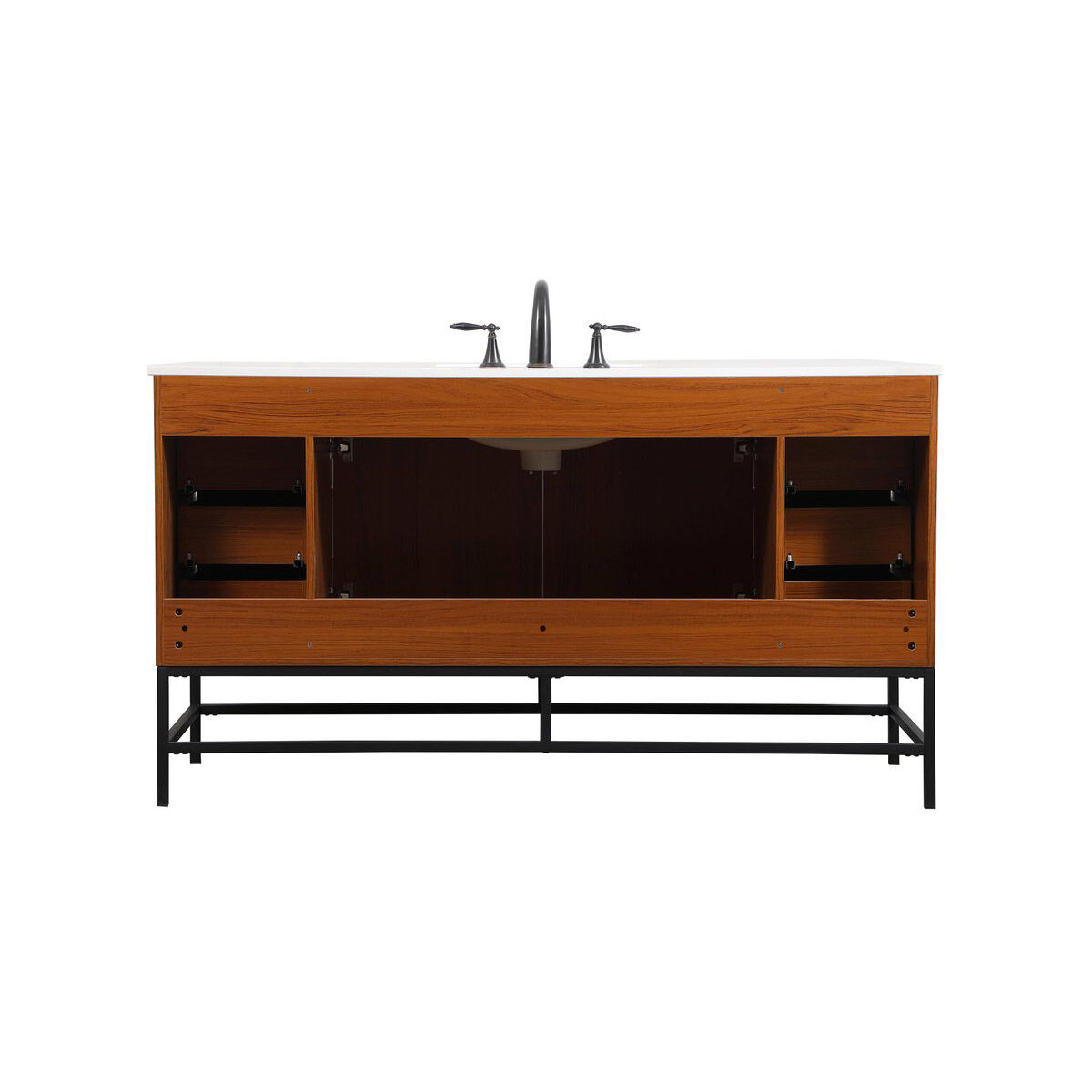 Eugene 60 X 22 X 34 inch Teak Vanity Sink Set