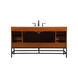 Eugene 60 X 22 X 34 inch Teak Vanity Sink Set