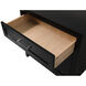 Adian Black Bathroom Storage Cabinet