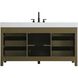 Nathan 60 X 34 inch Chestnut Brown Bathroom Vanity Cabinet