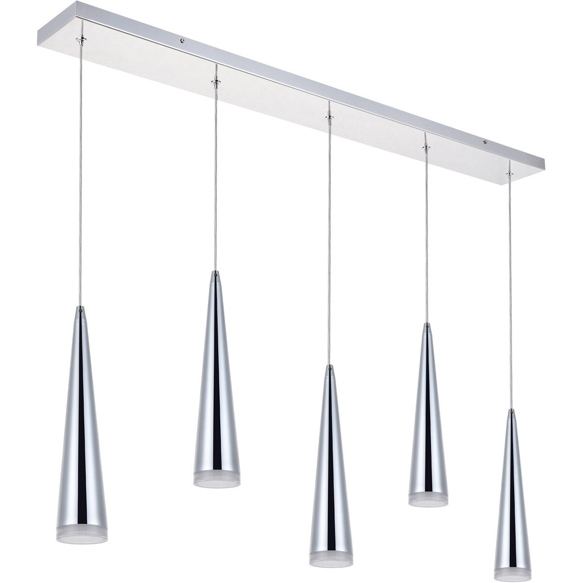 Fantasia LED 42 inch Chrome Pendant Ceiling Light