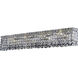 Maxime 6 Light 30 inch Chrome Vanity Light Wall Light in Clear, Royal Cut