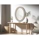 Marlowe 36 X 30 inch Linen White Mirror