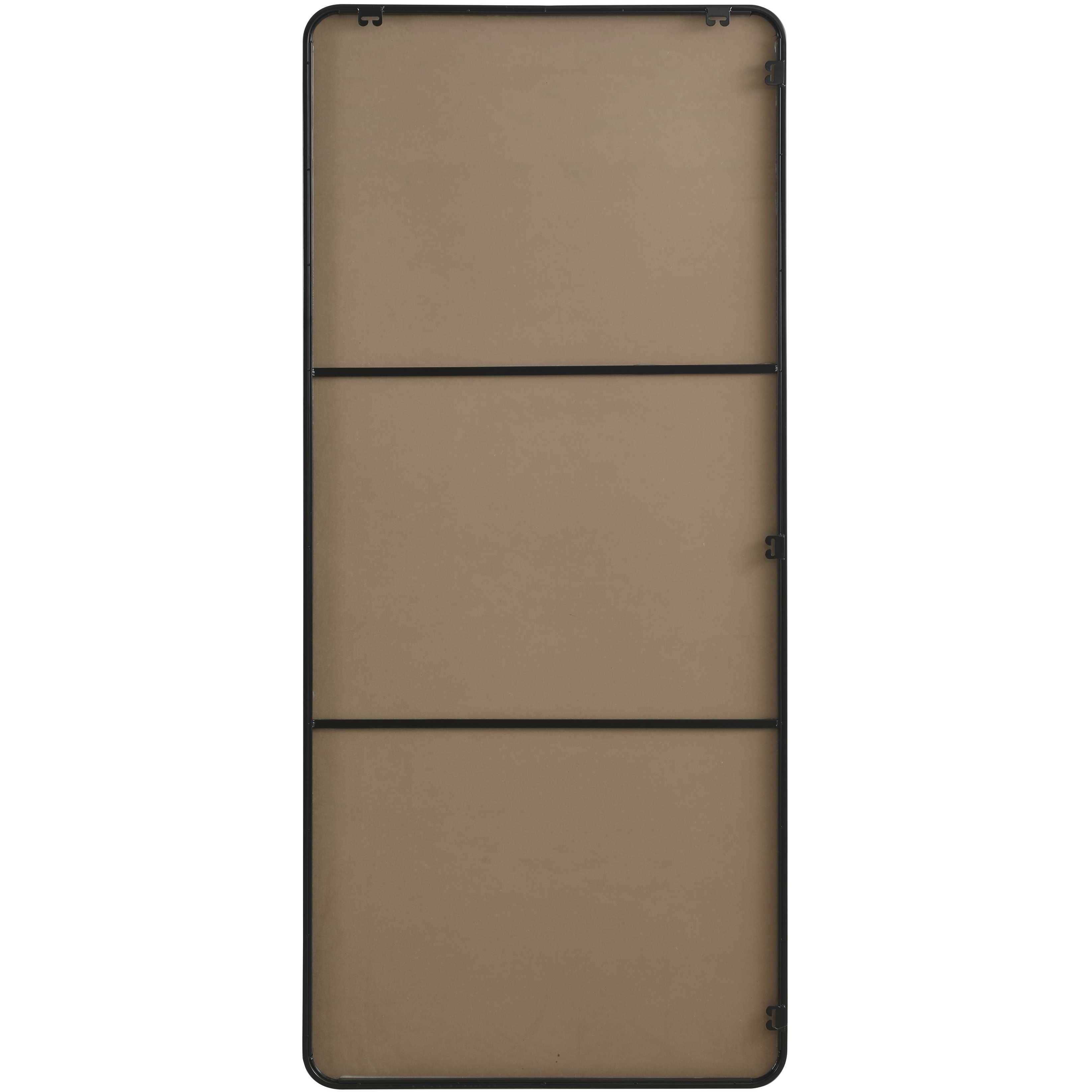 Remy 72 X 32 inch Black Mirror