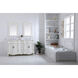 Danville 60 X 21 X 36 inch Antique White Vanity Sink Set