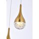 Amherst 9 Light 24 inch Satin Gold Chandelier Ceiling Light