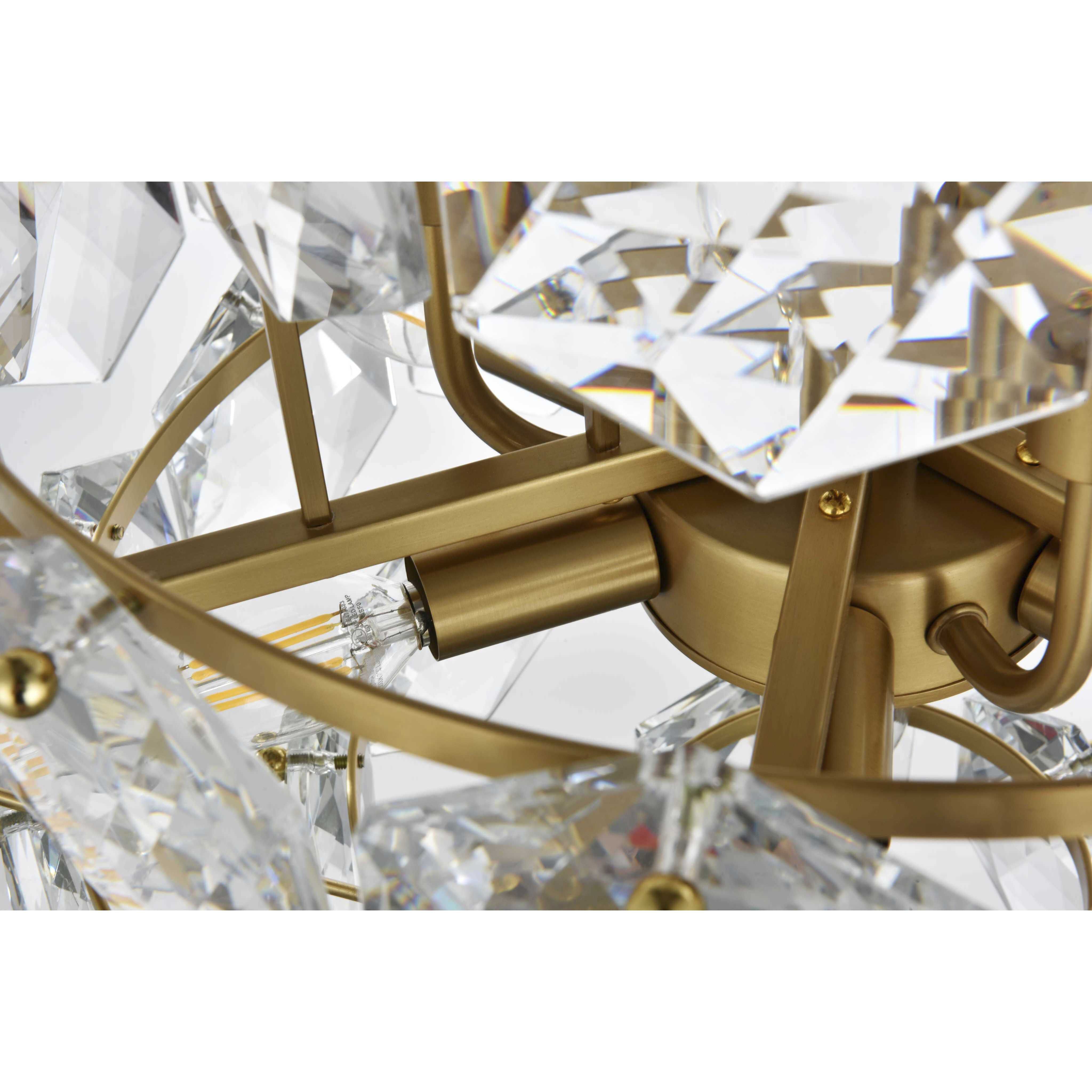 Adaline 11 Light 20 inch Satin Gold Chandelier Ceiling Light