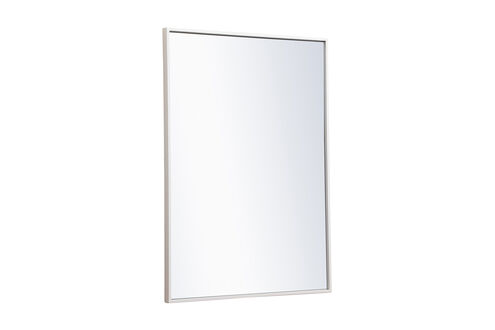 Monet 32 X 24 inch White Wall Mirror