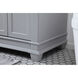 Wesley 60 X 22 X 35 inch Grey Vanity Sink Set