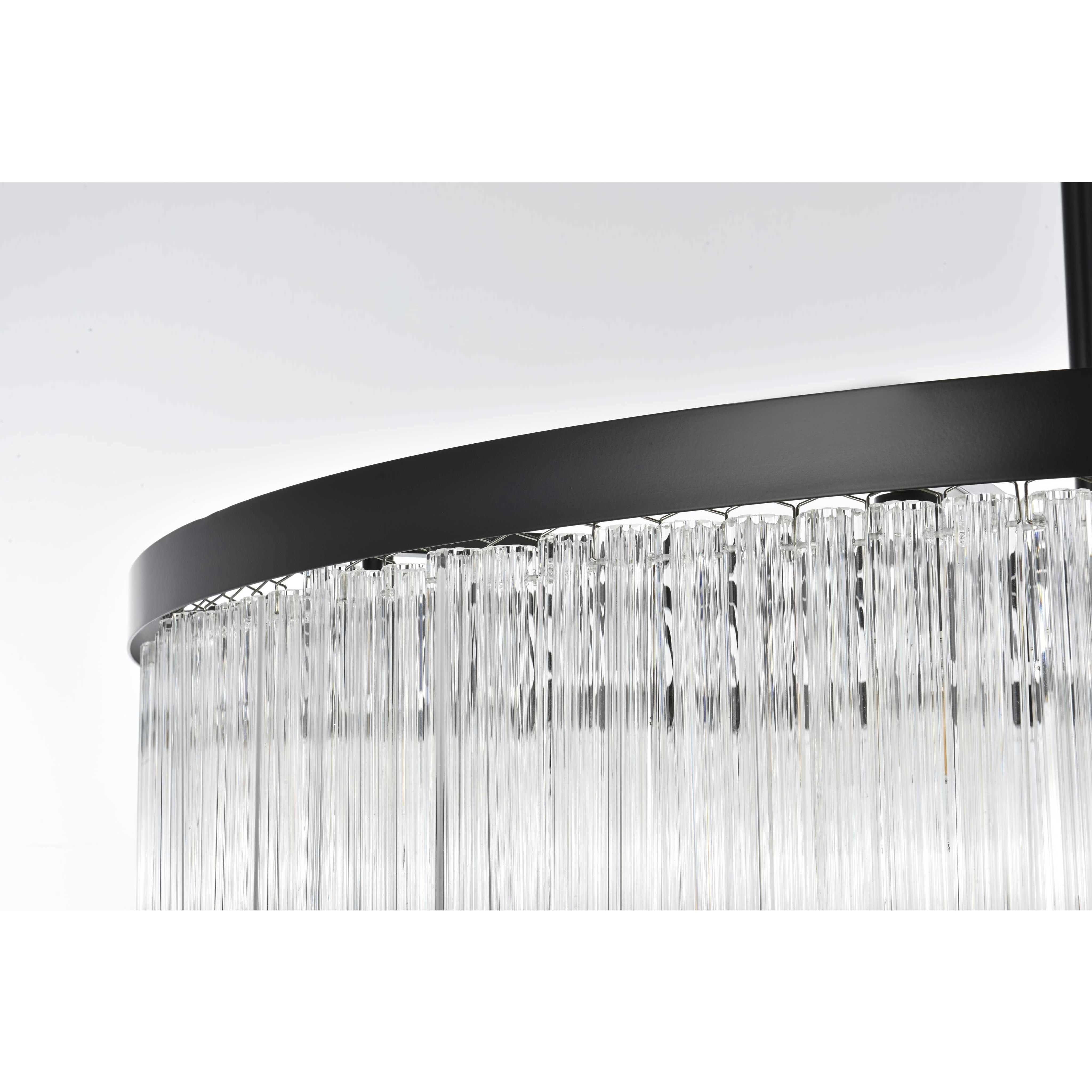 Harlow 28 Light 40 inch Black Chandelier Ceiling Light