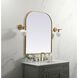 Blaire 36 X 34 inch Brass Mirror