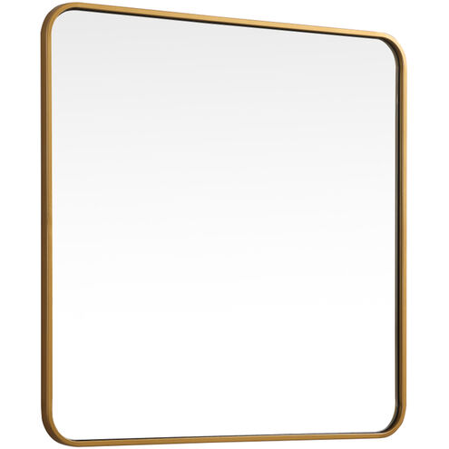 Evermore 30 X 30 inch Brass Vanity Mirror