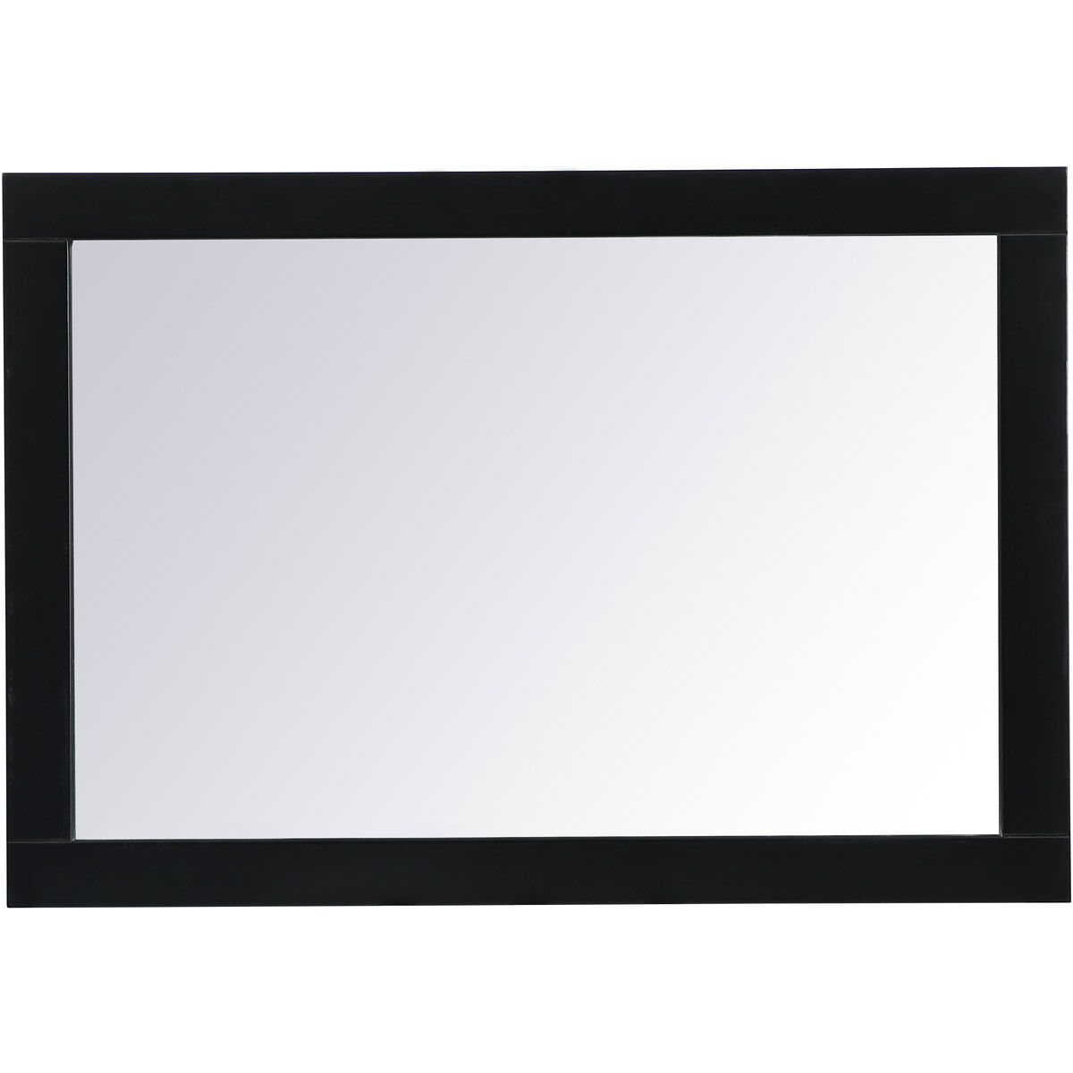 Cole 32 X 22 inch Black Vanity Mirror