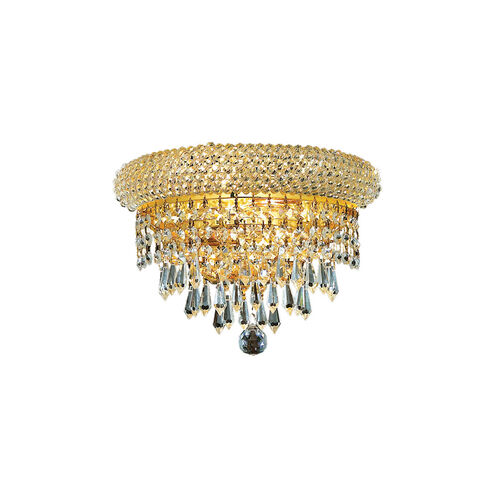 Primo 2 Light 12 inch Gold Wall Sconce Wall Light in Royal Cut