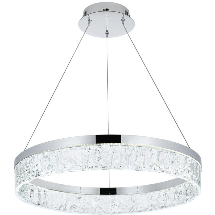 Elegant Lighting 2050D22C Linden 1 Light 22 inch Chrome