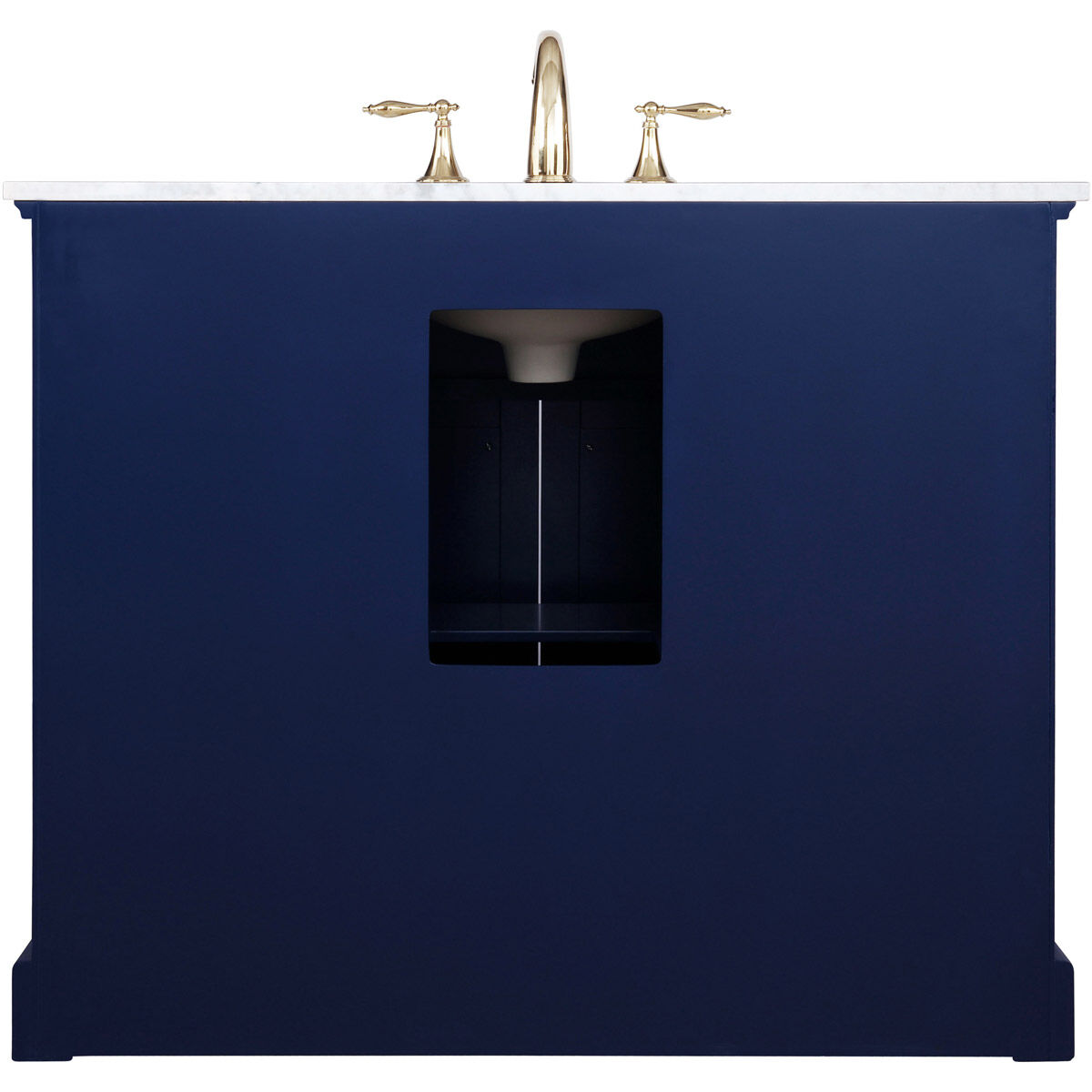 Americana 42 X 22 X 35 inch Blue Vanity Sink Set