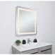 Genesis 30 X 24 inch Glossy White LED Mirror