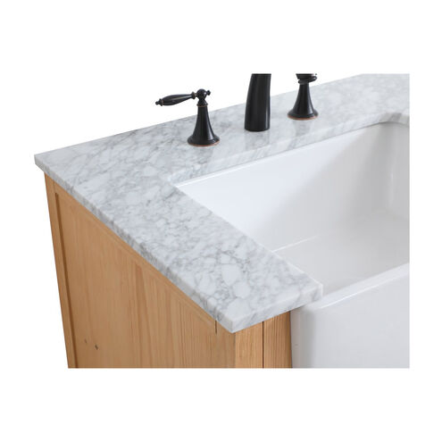 Franklin 36 X 22 X 35 inch Natural Wood Bathroom Vanity Cabinet