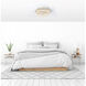 Bowen 1 Light 22 inch Chrome Flush Mount Ceiling Light