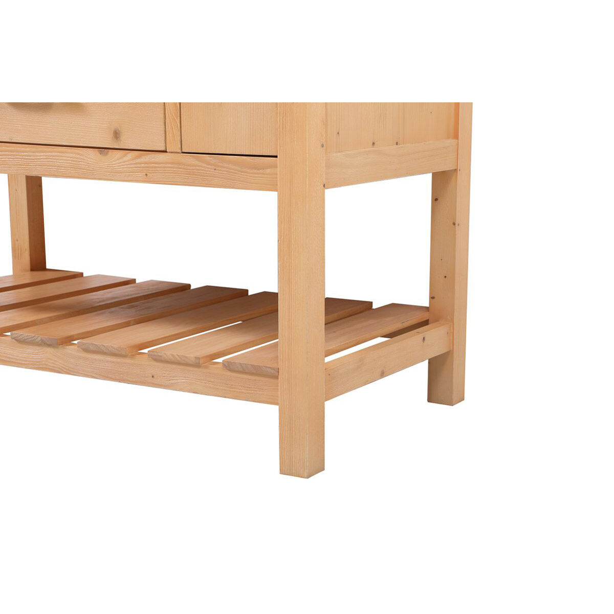 Clement 42 X 22 X 34 inch Natural Wood Bathroom Vanity Cabinet